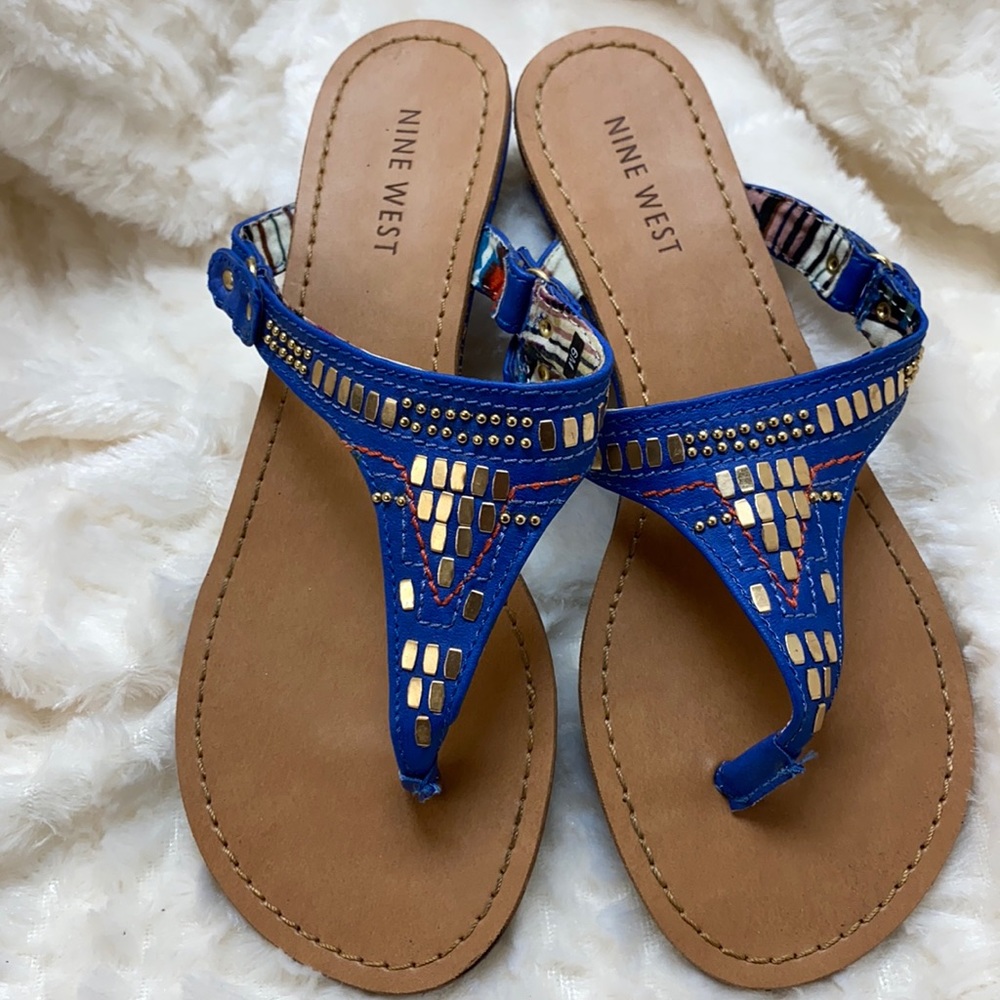 Nine West leather sandals